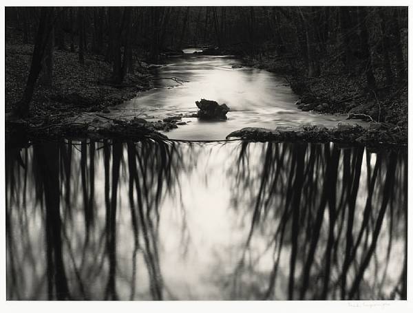 Appraisal: Paul Caponigro American born Stream Redding Connecticut Gelatin silver print