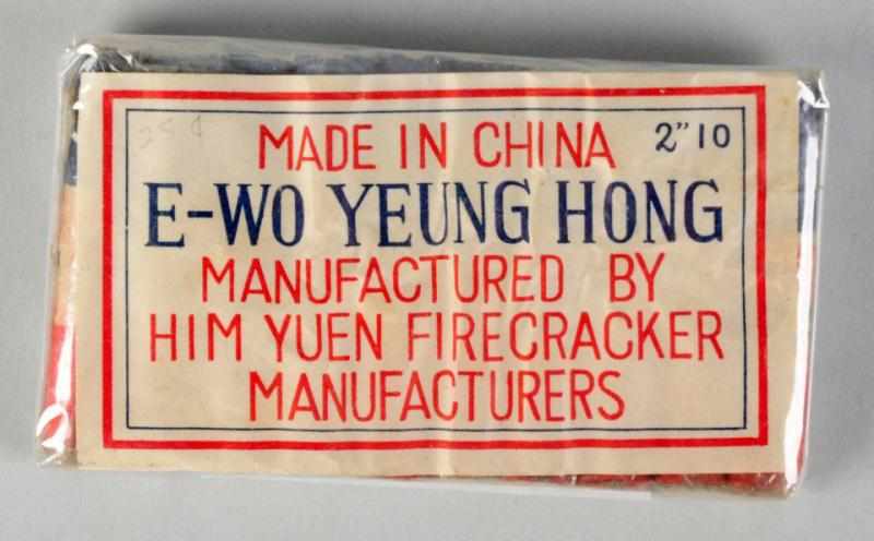 Appraisal: E-Wo Yuen Hong -Pack Firecrackers Manufactured by Him Yuen Condition