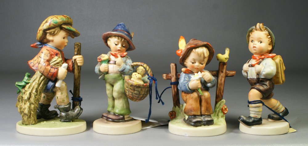 Appraisal: Hummel figurines She Loves Me She Loves Me Not Hum