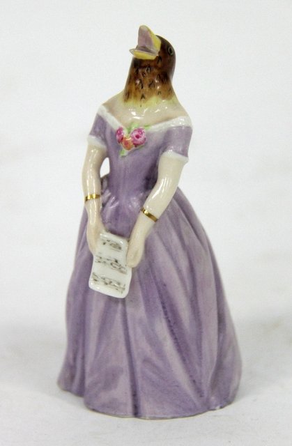 Appraisal: A Royal Worcester candle snuffer Confidence modelled as a caricature