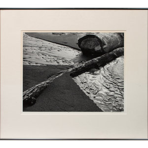 Appraisal: Howard Bond American b Beach Landscape Silver Gelatin Photograph signed