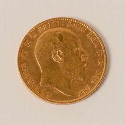 Appraisal: An Edward VII gold sovereign Perth