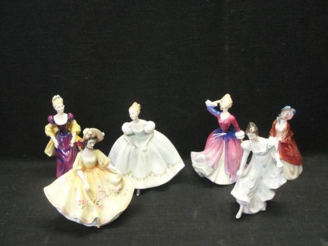 Appraisal: ROYAL DOULTON Figurines Ladies in Gowns Series HN HN HN