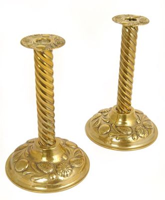 Appraisal: A set of Victorian brass scales by S Mordan Co