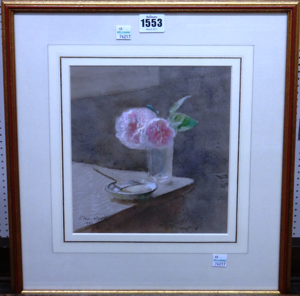 Appraisal: John Ward - Rose I watercolour signed and dated cm