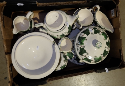 Appraisal: A good collection of Wedgwood Napoleon Ivy dinnerware to include