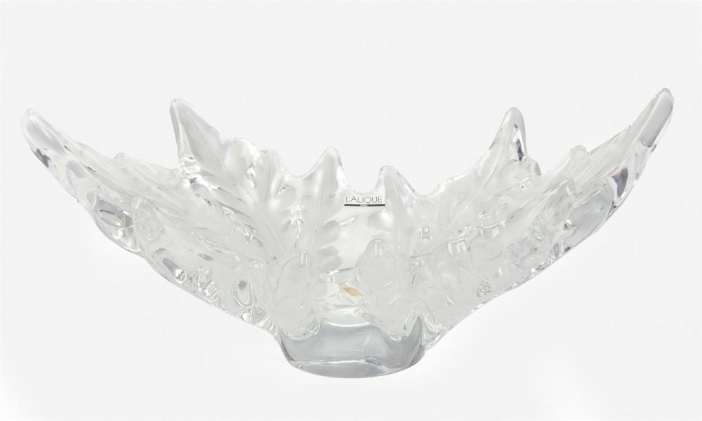 Appraisal: A Lalique Champs- lys es crystal bowl Circa or later