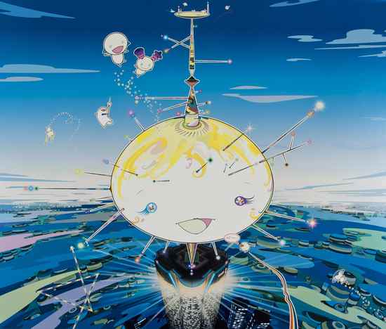 Appraisal: Takashi Murakami b Mamu Came From The Sky offset lithograph