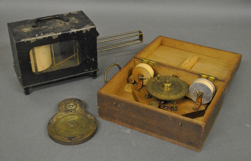 Appraisal: - Three instruments a brass encoding device The Adder machine