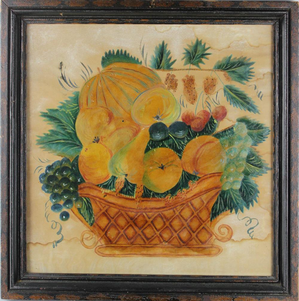 Appraisal: AMERICAN SCHOOL TH CENTURY STILL LIFE BOWL OF FRUIT WITH