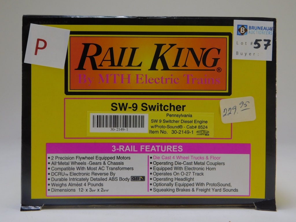 Appraisal: RAIL KING PENNSYLVANIA SW- SWITCHER DIESEL ENGINE Item no -