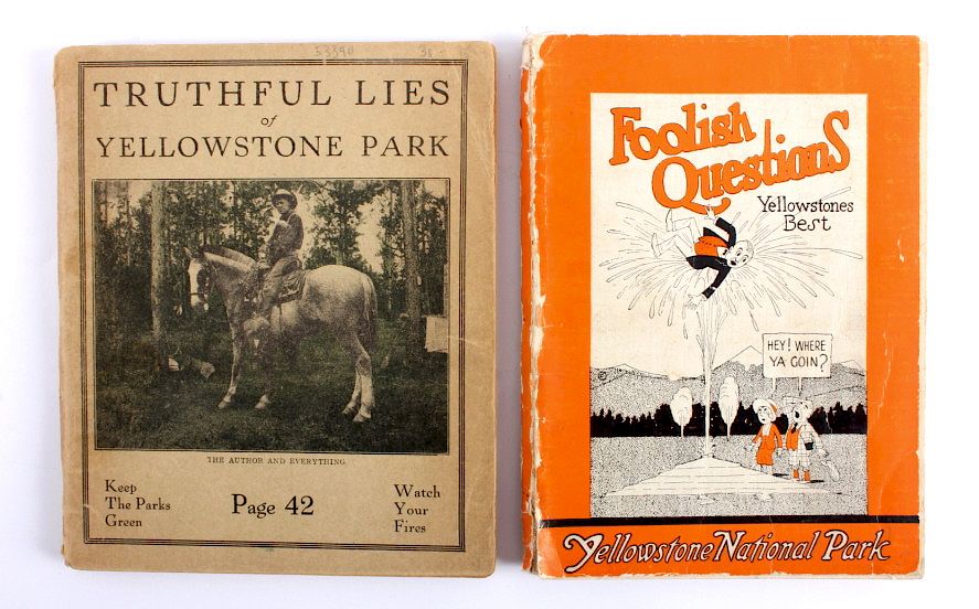 Appraisal: Yellowstone National Park Book Collection This is a pair of