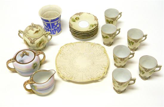 Appraisal: Porcelain including Six Silesea ''Old Ivory'' pattern cups and saucers