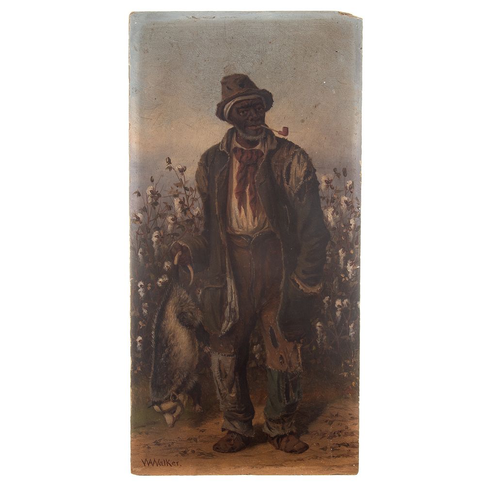 Appraisal: William Aiken Walker Possum Hunter oil American - Oil on