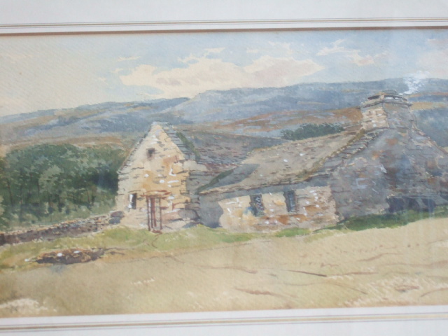 Appraisal: A group of four th century watercolours including a view