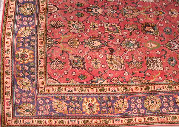 Appraisal: A Tabriz carpet size approximately ft x ft