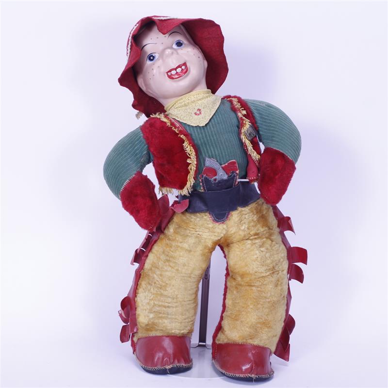 Appraisal: Howdy Doody doll inches with television show pin back button