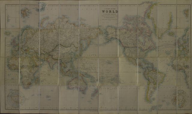 Appraisal: ARROWSMITH J Chart of the World on Mercator's Projection Shewing