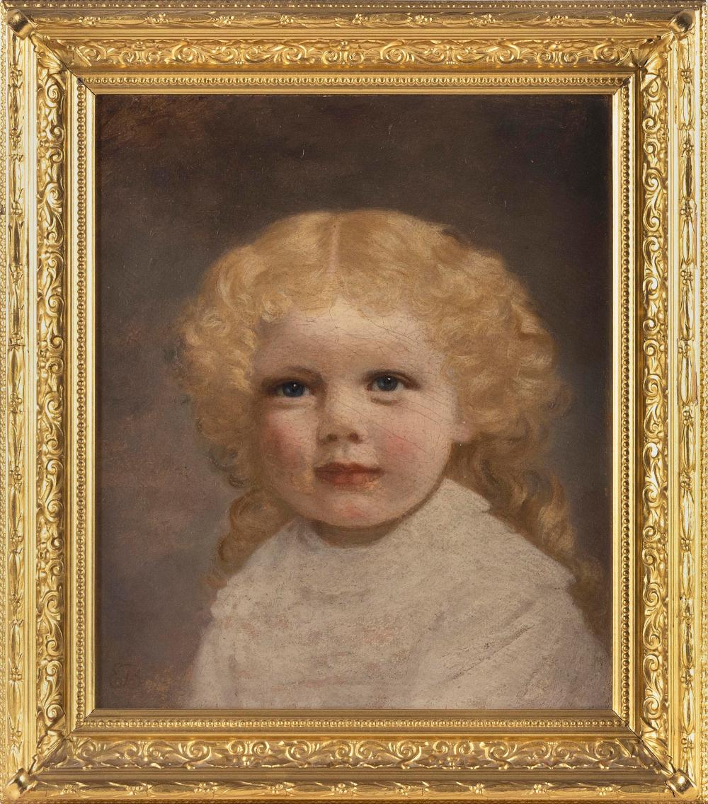 Appraisal: MOSES BILLINGS PENNSYLVANIA - PORTRAIT OF THELULA OIL ON BOARD