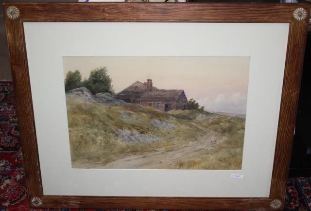 Appraisal: SAMUEL PETER ROLT TRISCOTT - ME MA WATERCOLOR SIGNED LOWER