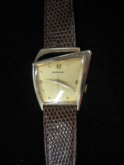 Appraisal: Gentleman's Hamilton Flight wristwatch s Gold fill case with gold