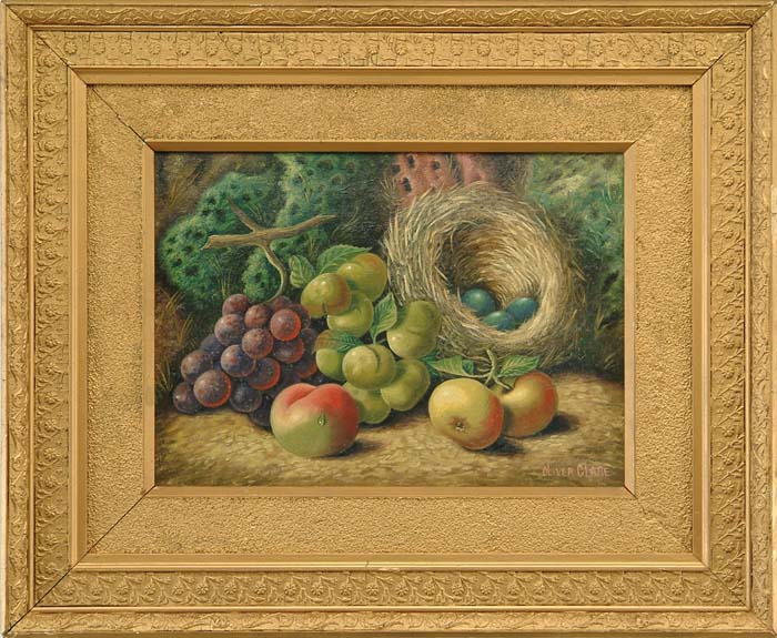 Appraisal: OLIVER CLARE American - STILL LIFE WITH ROBIN S NEST