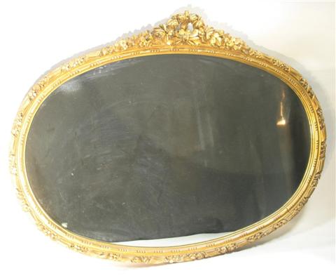 Appraisal: FINE LOUIS XVI STYLE GILTWOOD MIRROR Late th early th