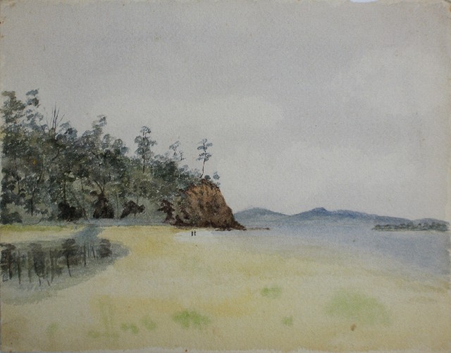 Appraisal: Emma Minnie Boyd - Landscape watercolour cm x cm together