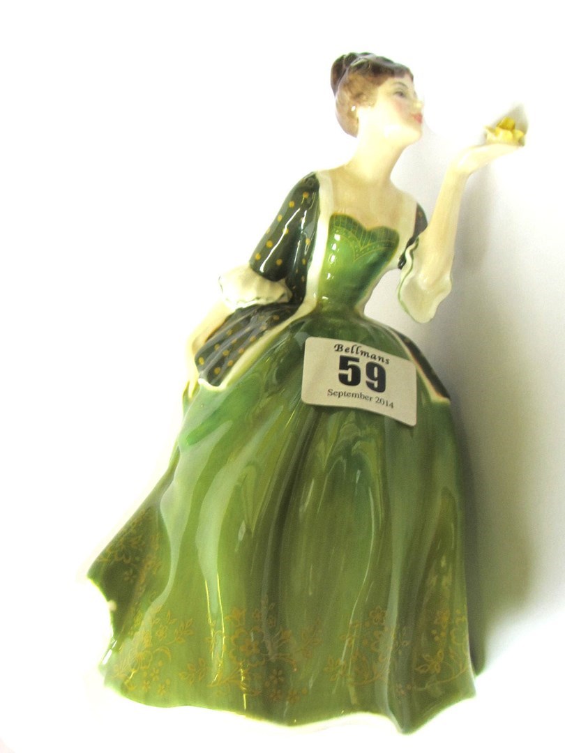 Appraisal: A Royal Worcester figure April another Grandmothers Dress a Royal