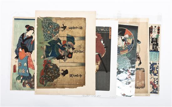 Appraisal: Sale Lot Utagawa Kunisada Toyokuni III - Eleven Brigade North