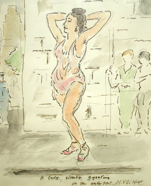 Appraisal: Adrian Maurice Daintrey - - A Lady Slowly Gyrating on