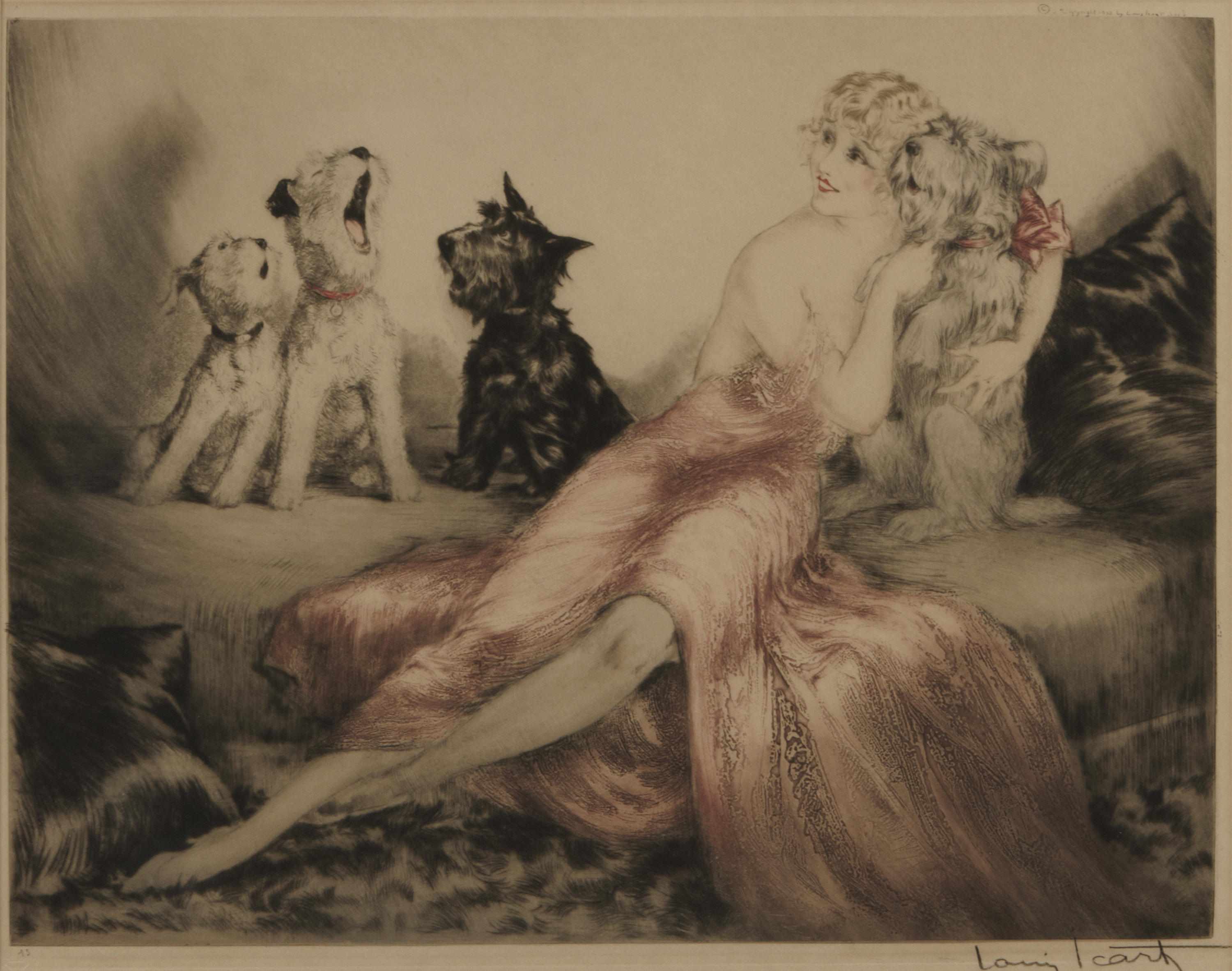 Appraisal: Louis Icart French - Perfect Harmony H C I Etching