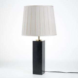 Appraisal: Robsjohn-Gibbings style marble table lamp th c no label found