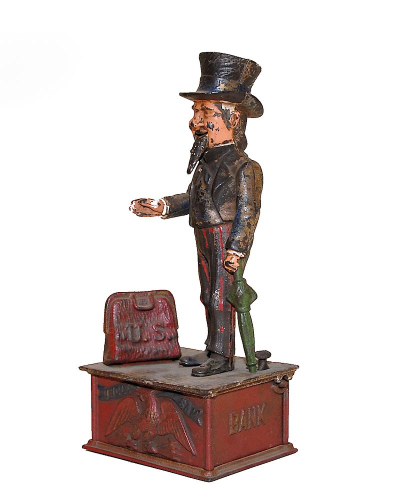 Appraisal: Shepard Hardware Uncle Sam Mechanical Bank Shepard Hardware Uncle Sam