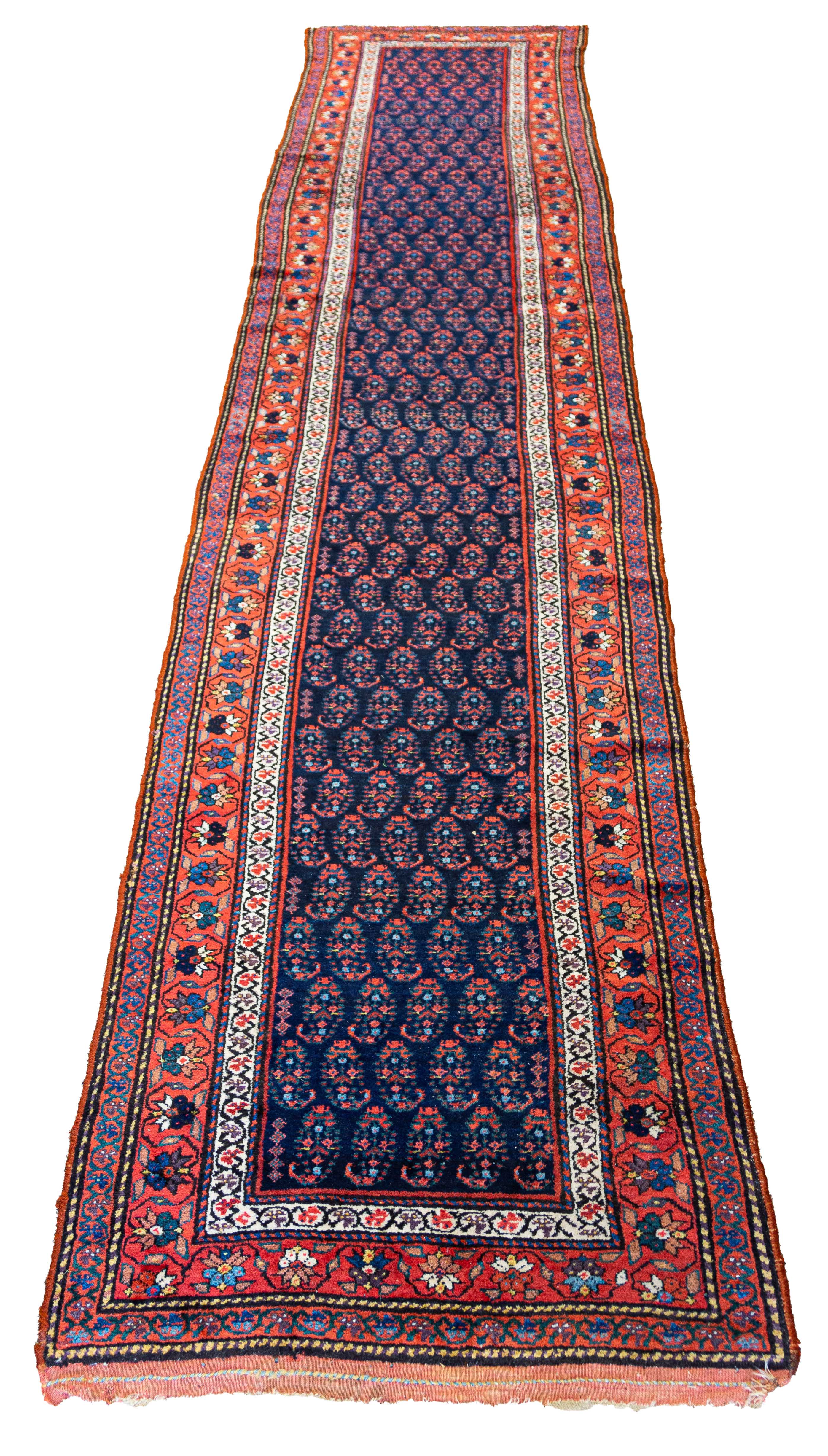 Appraisal: HAMADAN ORIENTAL RUNNER Early th century