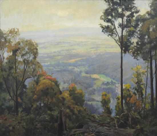 Appraisal: Frederick George Reynolds - Near Dandenong oil on canvas initialled