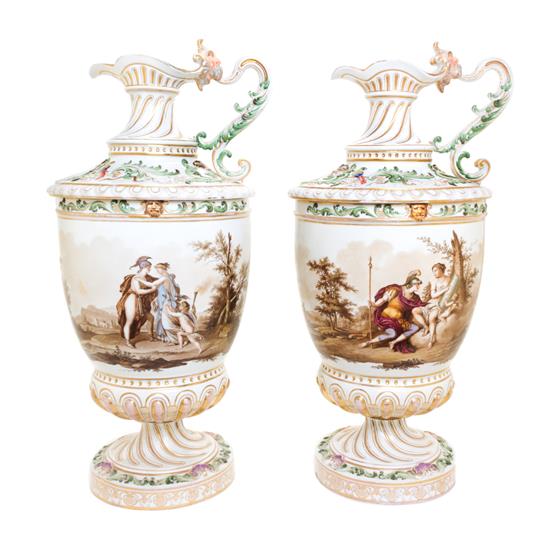 Appraisal: Sale Lot A Pair of Berlin K P M Porcelain