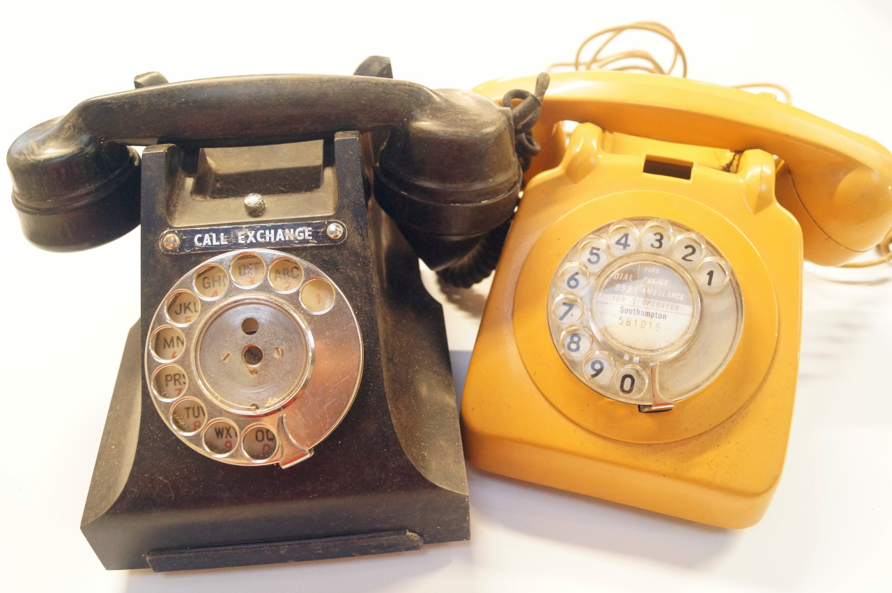 Appraisal: Vintage telephones including a GEC telephone Call Exchange telephone and