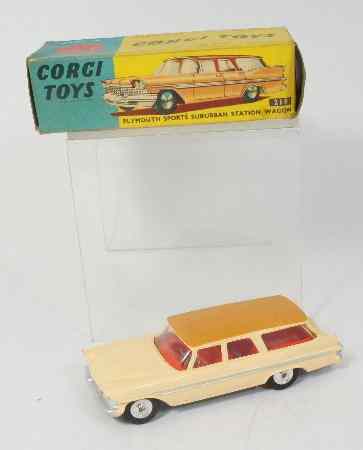 Appraisal: Corgi Toys Plymouth Sports Suburban Station Wagon in original box