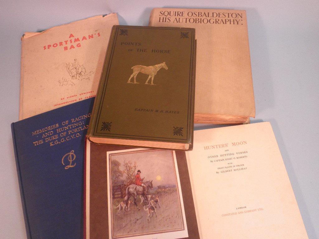 Appraisal: A quantity of books on mainly hunting subjects to include