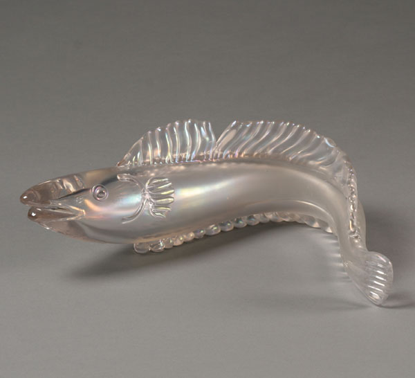 Appraisal: Venini e C designed by Tyra Lundgren Iridato fish figurine