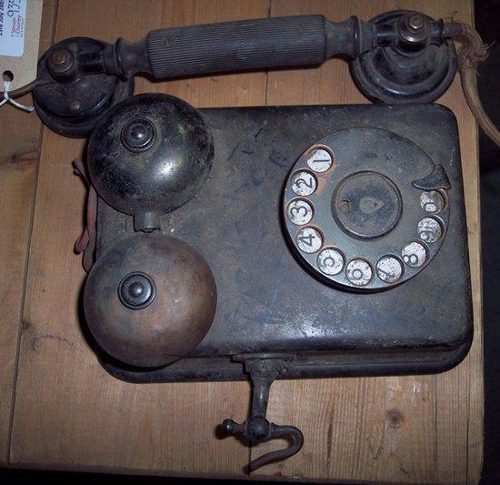 Appraisal: A wall mounted telephone