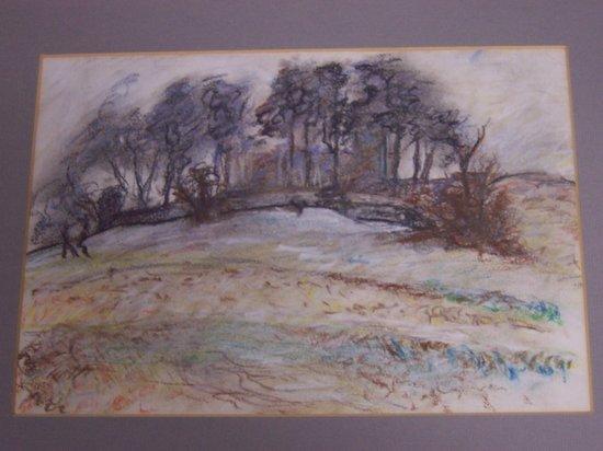 Appraisal: th Century English SchoolRodborough Fort in Snowunsignedpastel cm x cm