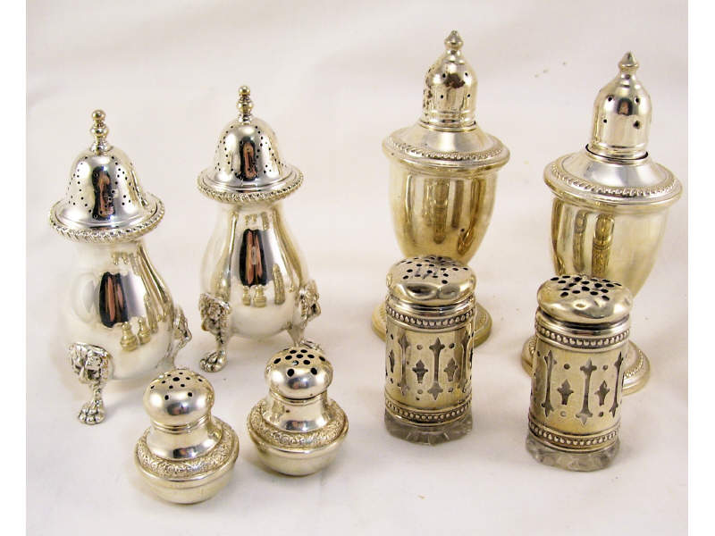 Appraisal: - Salt Pepper Shaker Sets Includes Pair Duchin Creations weighted