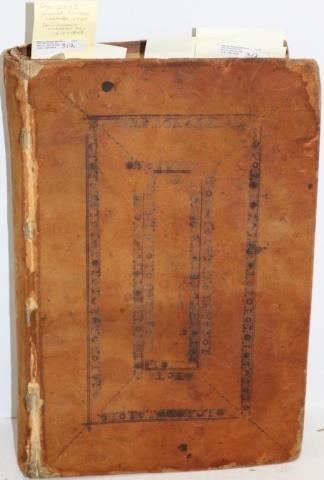 Appraisal: BOUND JOURNAL FOR ELNATHAN ELDRIDGE CALFLEATHER BINDING ACCOUNT BOOK WRITTEN