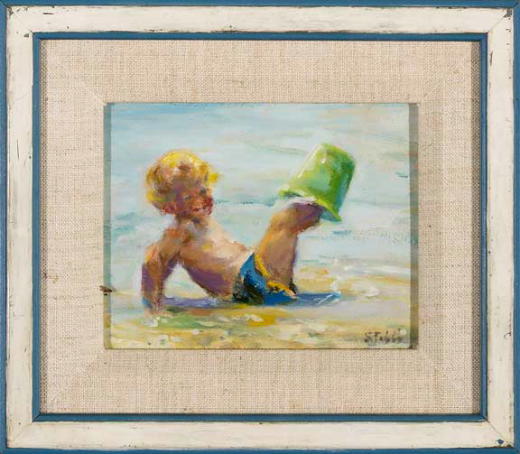 Appraisal: Marie Stobbe American New York - Boy with Green Bucket