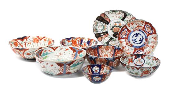 Appraisal: Sale Lot A Collection of Japanese and Korean Imari Porcelain