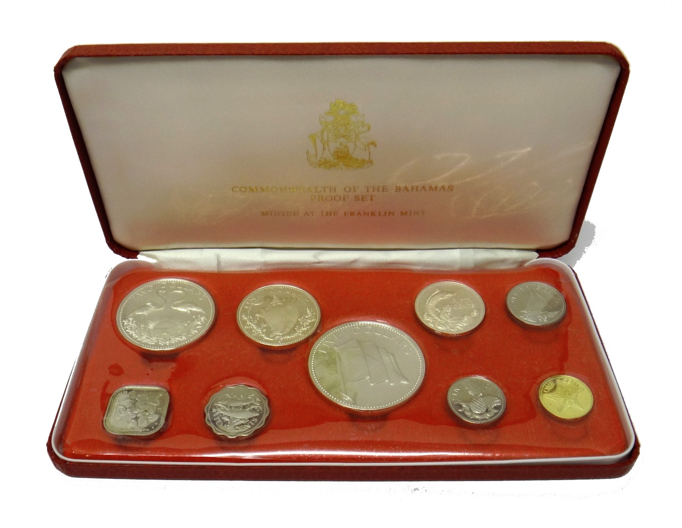 Appraisal: Two Commonwealth of the Bahamas nine coin proof sets and