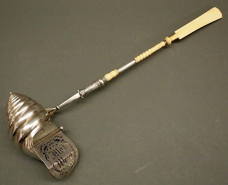 Appraisal: German Silver May Wine ladle A circa German Silver May