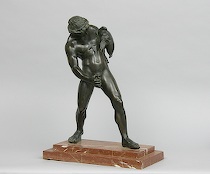 Appraisal: Bronze Sculpture of a Satyr Italian ca late th early